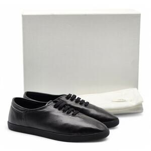The Row Sam Leather Sneakers - Black - EU 35 / US 5 $1190 NWB